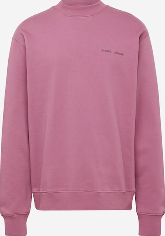 Samsøe Samsøe - Sweatshirt 'Norsbro' em rosa: frente