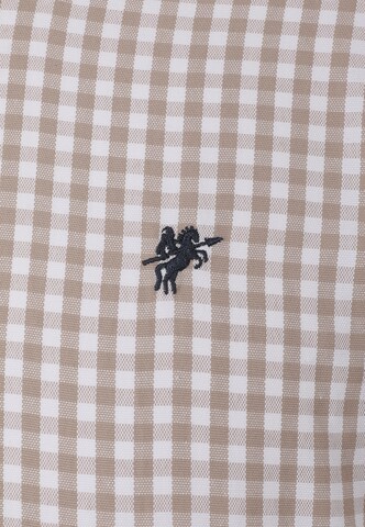 DENIM CULTURE Regular fit Button Up Shirt 'Jonas' in Beige