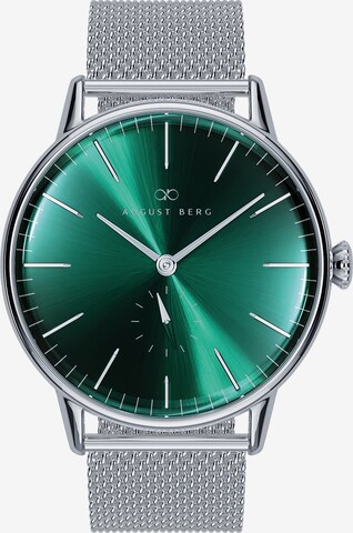 August Berg Analog Watch in Green: front