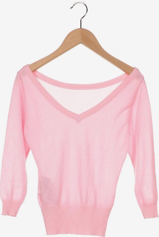 Collectif Sweater & Cardigan in XS in Pink: front