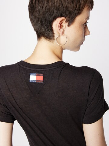 Tricou de la TOMMY HILFIGER pe negru