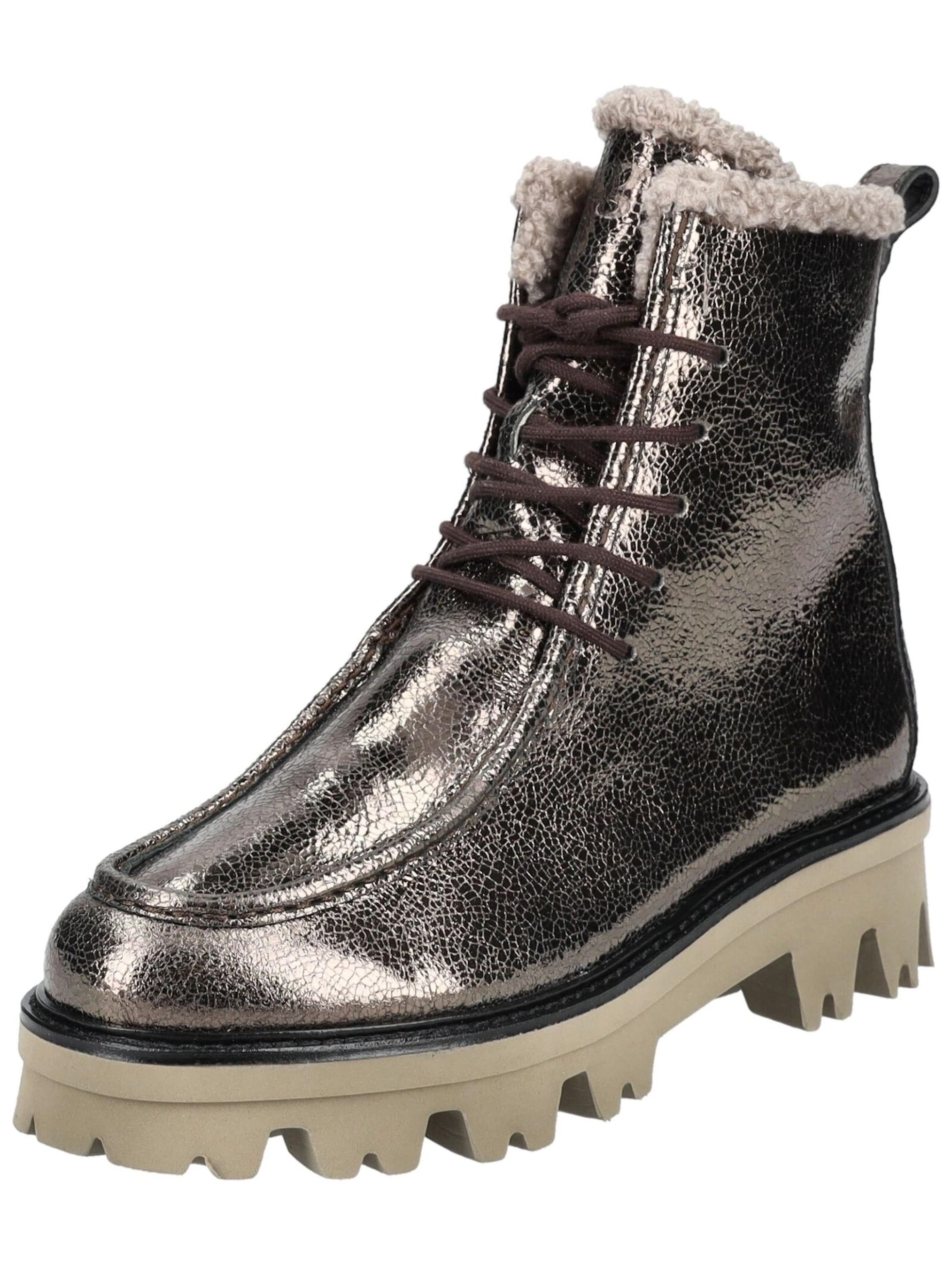 Paul Green Veterlaarsjes in Brons: voorkant