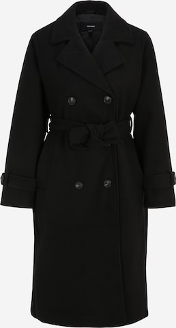 Vero Moda Petite Ανοιξιάτικο και φθινοπωρινό παλτό 'Fortune Vega' σε μαύρο: μπροστά