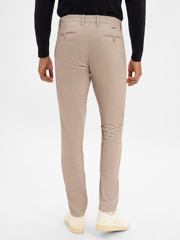 Alberto Regular Chino Pants 'Lou' in Beige