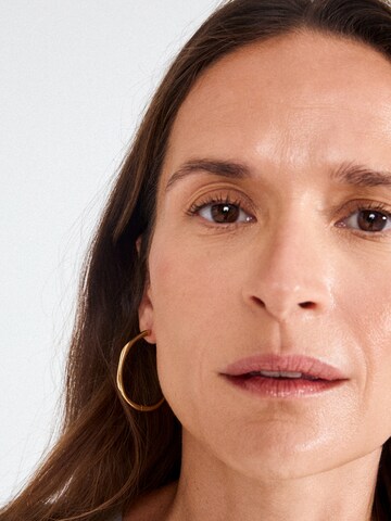 Pilgrim Обеци 'HAZE' в злато