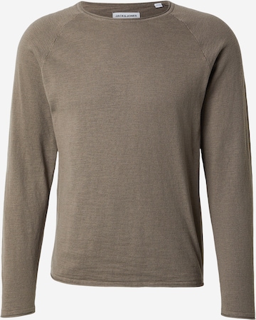 JACK & JONES Pulóver 'JJBreeze' - barna: elől