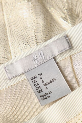 H&M Minirock XS in Weiß