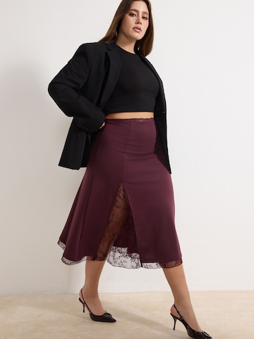 Trendyol Curve Φούστα σε λιλά