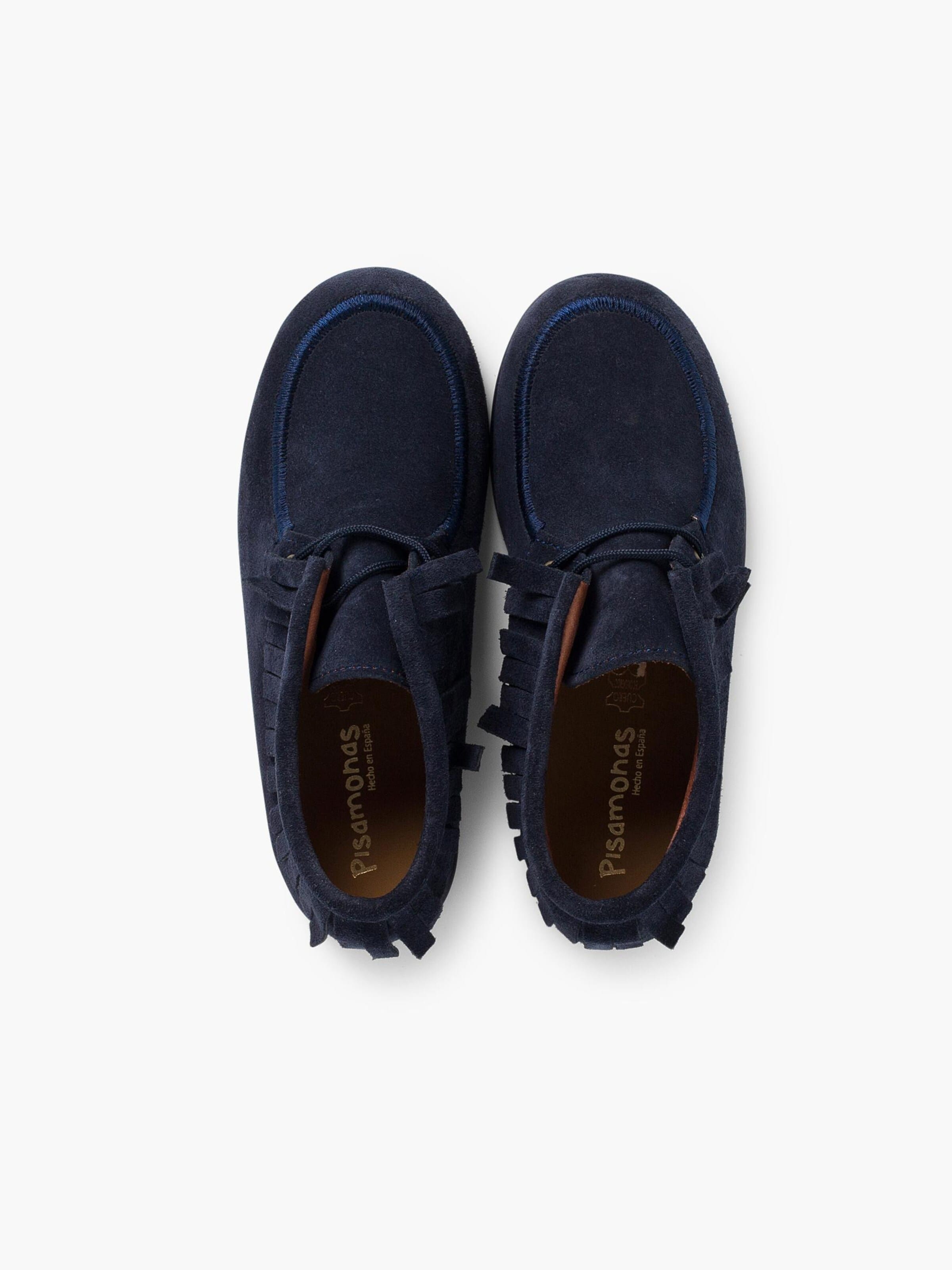 Pisamonas - Bota em azul
