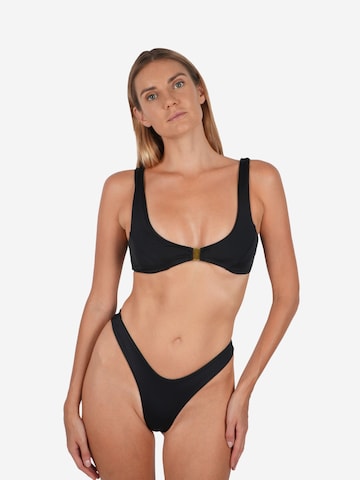 Kadoo Bustier Bikinitop in Zwart