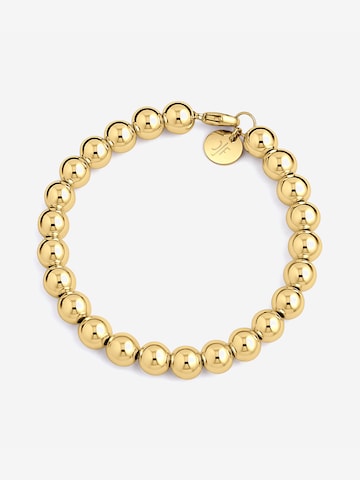 CLASSYANDFABULOUS Jewelry Armband 'CLASSYANDFABULOUS Beaded' in Gold: Vorderseite