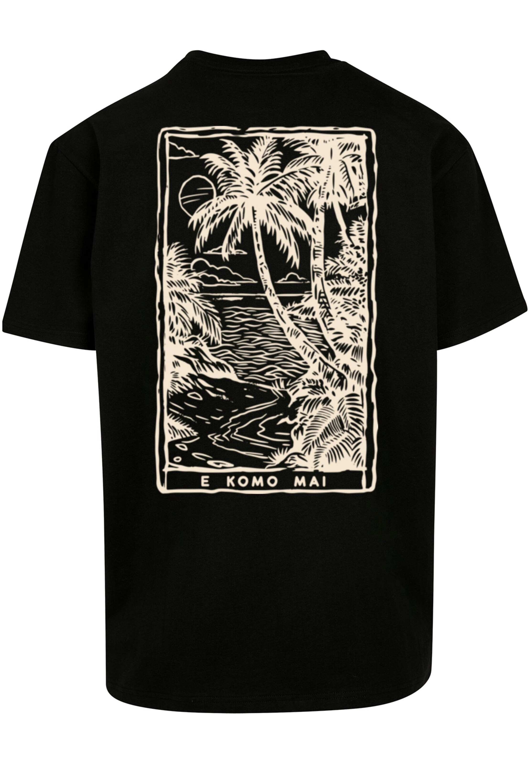T-Shirt 'Hawai' Merchcode en noir