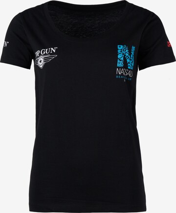 TOP GUN T-Shirt ' NB20116 ' in Schwarz: predná strana