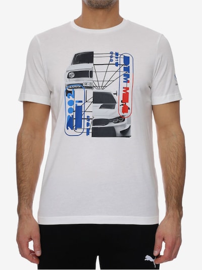 PUMA T-Shirt en S en blanc, Vue avec produit