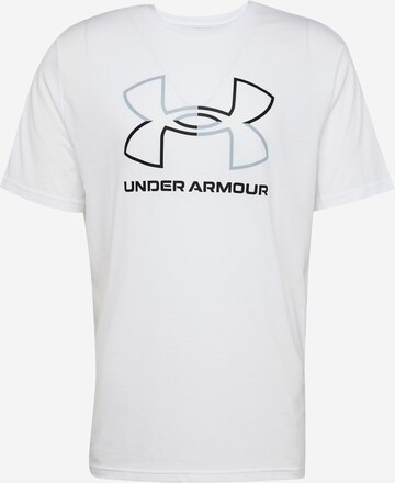 UNDER ARMOUR Funktionsshirt 'Foundation' in Weiß: predná strana