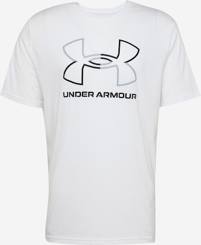 UNDER ARMOUR Toiminnallinen paita 'Foundation' värissä harmaa / musta / valkoinen, Tuotenäkymä
