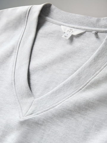 The Set Sweatshirt i blå