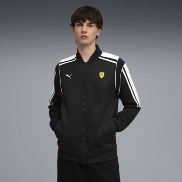 PUMA Sportjacke 'Scuderia Ferrari MT7' in Schwarz: Vorderseite