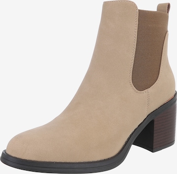 Ital-Design Chelsea Boots in Brown: front