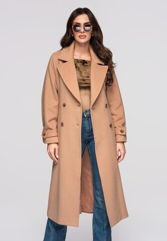 Manteau mi-saison Ombre en marron