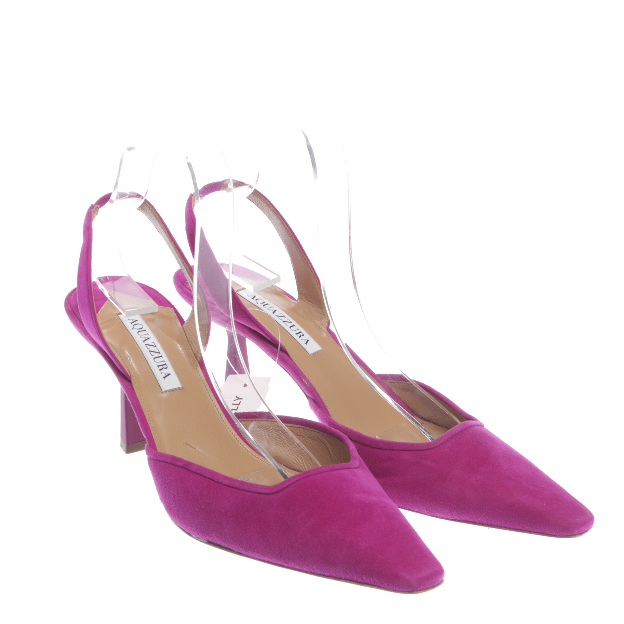 Aquazzura Flats & Loafers in 41 in Pink: front