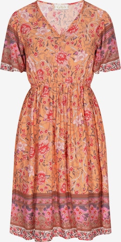 Gaya Dress in Orange: front