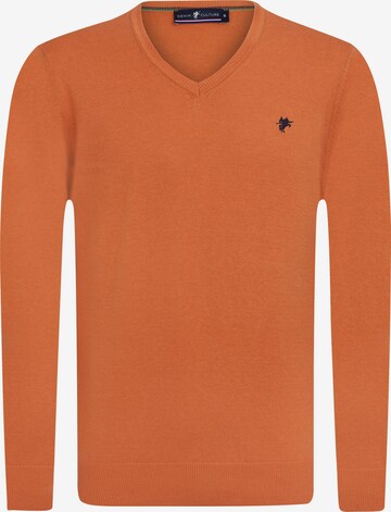 DENIM CULTURE Sweater 'Alonza' in Orange: front