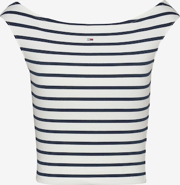 Top di Tommy Jeans in bianco: frontale