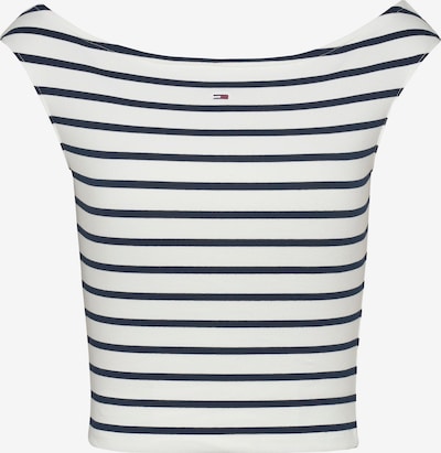 Top Tommy Jeans pe negru / alb, Vizualizare produs