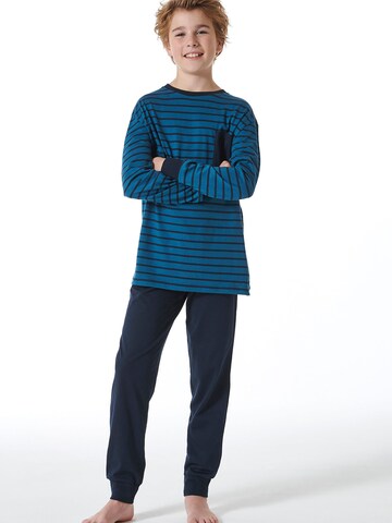 SCHIESSER - Pijama ' Nightwear ' en verde: frente