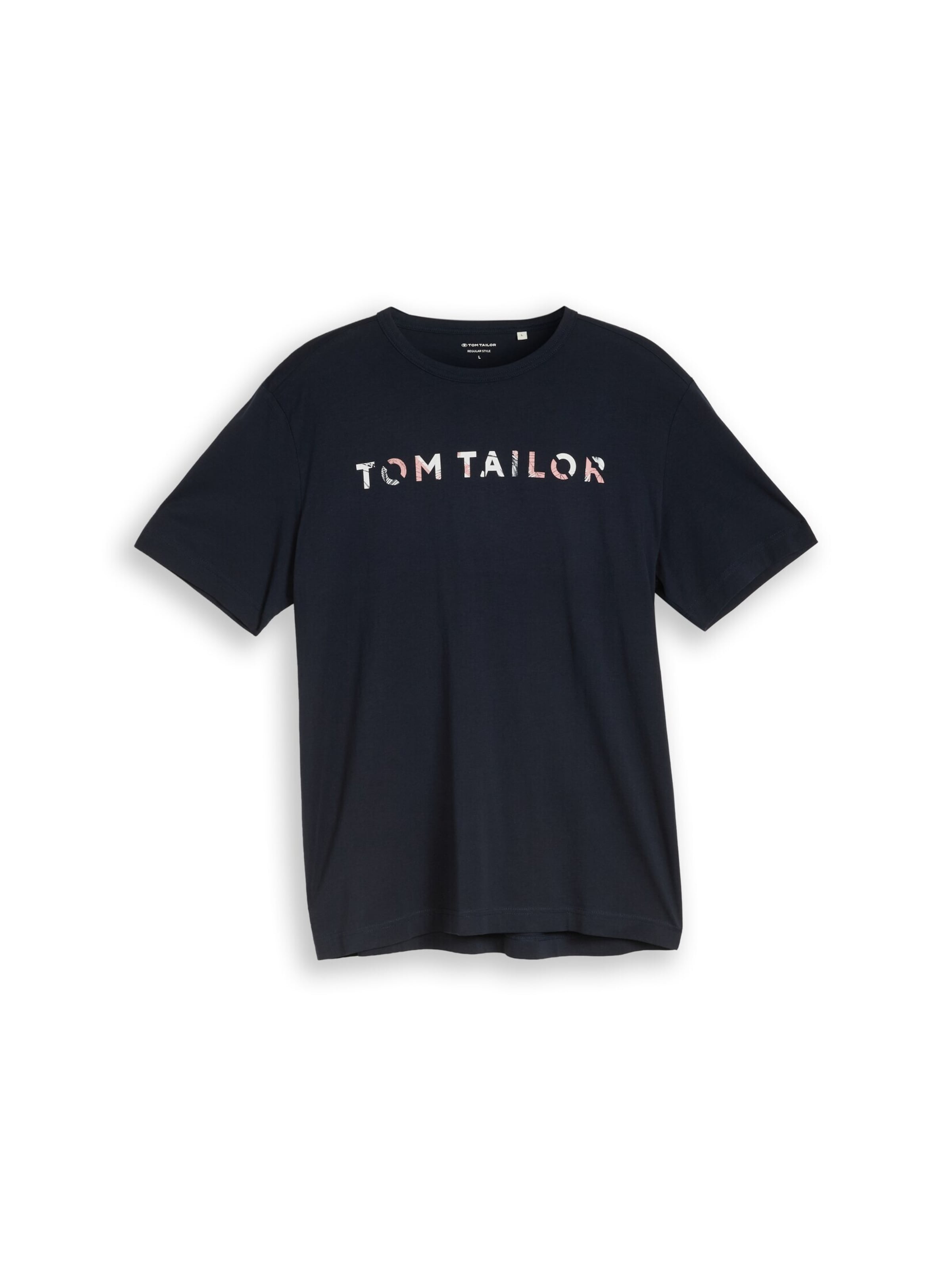 T-Shirt TOM TAILOR en bleu : devant