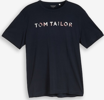 T-Shirt TOM TAILOR en bleu : devant