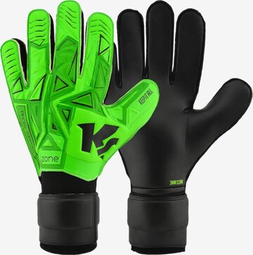 KEEPERsport Athletic Gloves in Green: front