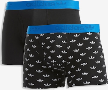 ADIDAS ORIGINALS Boxer shorts ' Flex Cotton ' in Black: front