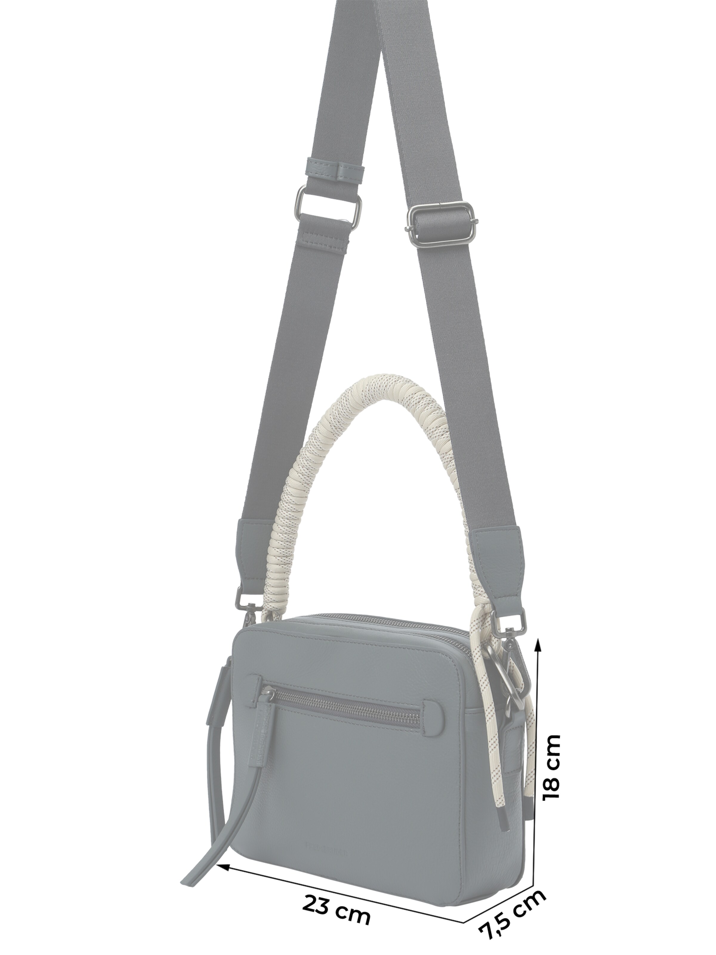 Borsa a spalla 'Nea' di FREDsBRUDER in grigio