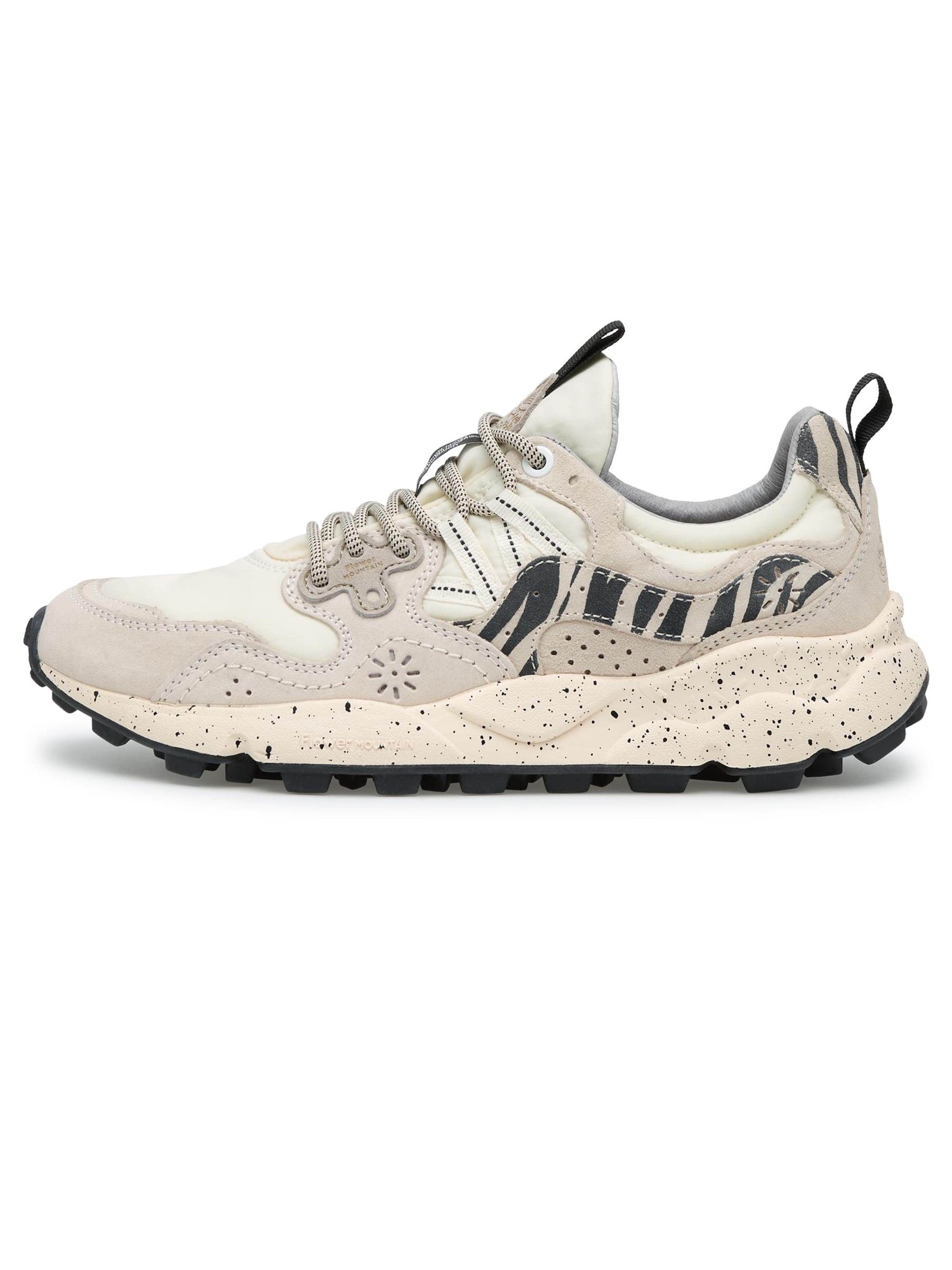 Flower Mountain Platform trainers 'YAMANO 3 UNI' in White: front