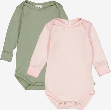 Müsli by GREEN COTTON Romper/bodysuit in Green: front