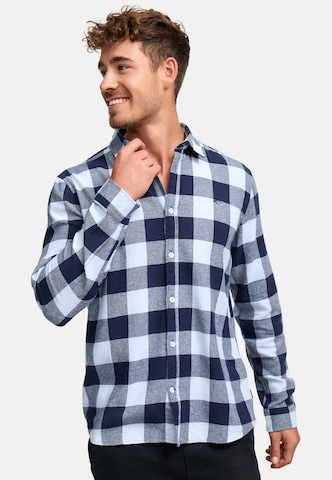 INDICODE JEANS Regular fit Overhemd in Blauw
