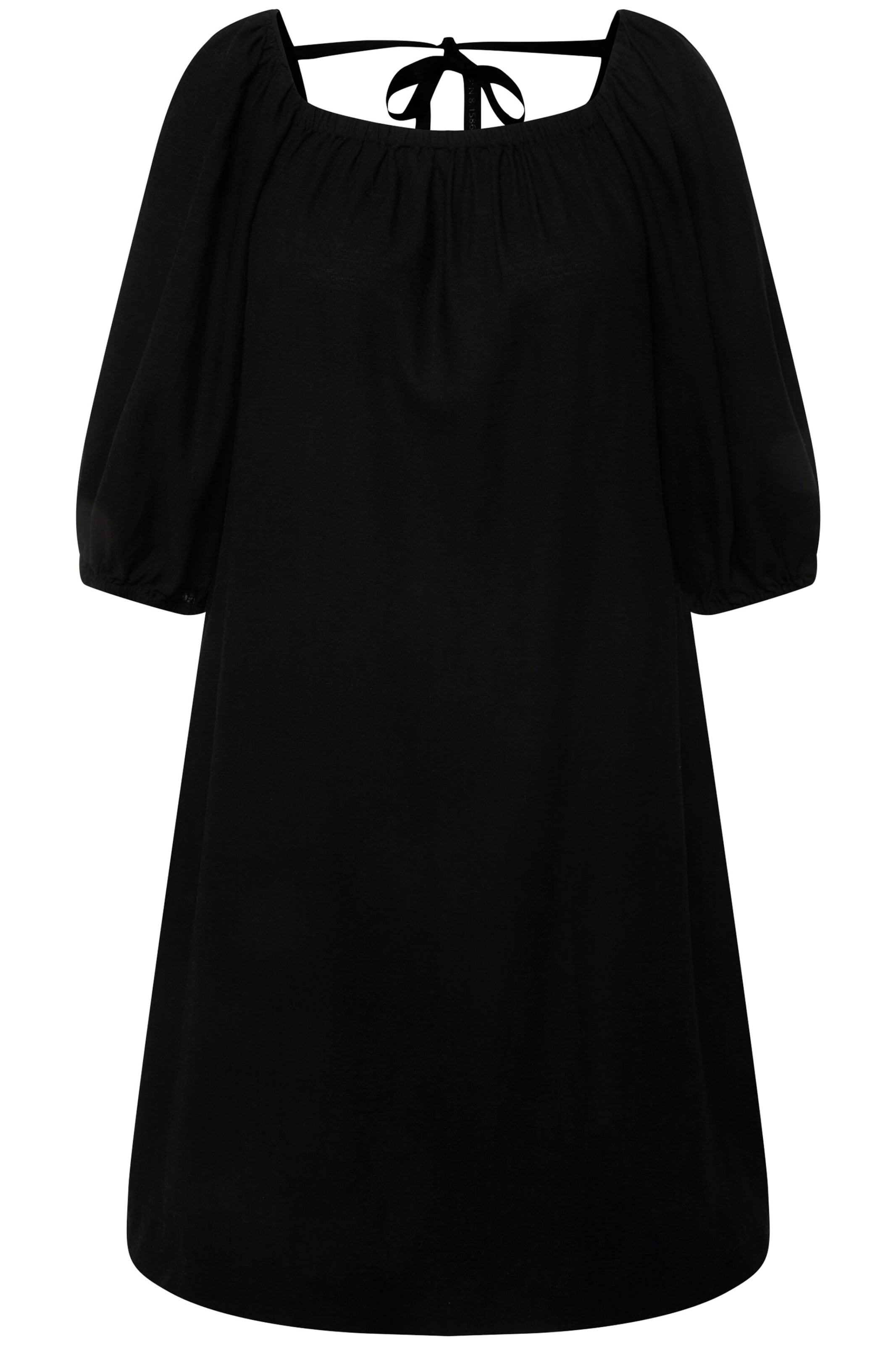 Ulla Popken Kleid in Schwarz: Vorderseite