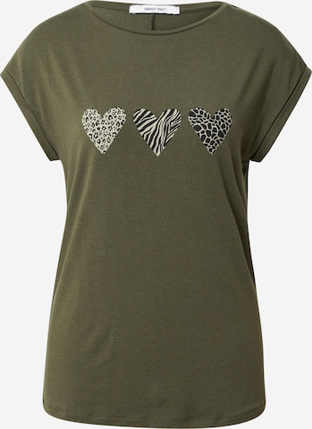 ABOUT YOU Shirt 'Marei' in Groen: voorkant