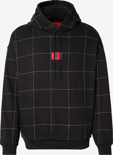 Megztinis be užsegimo 'Dally' iš HUGO, spalva – ugnies raudona / juoda / balta, Prekių apžvalga