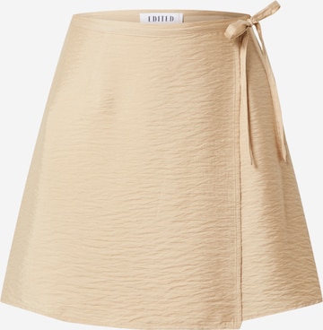 EDITED Skirt 'Grazia' in Beige: front