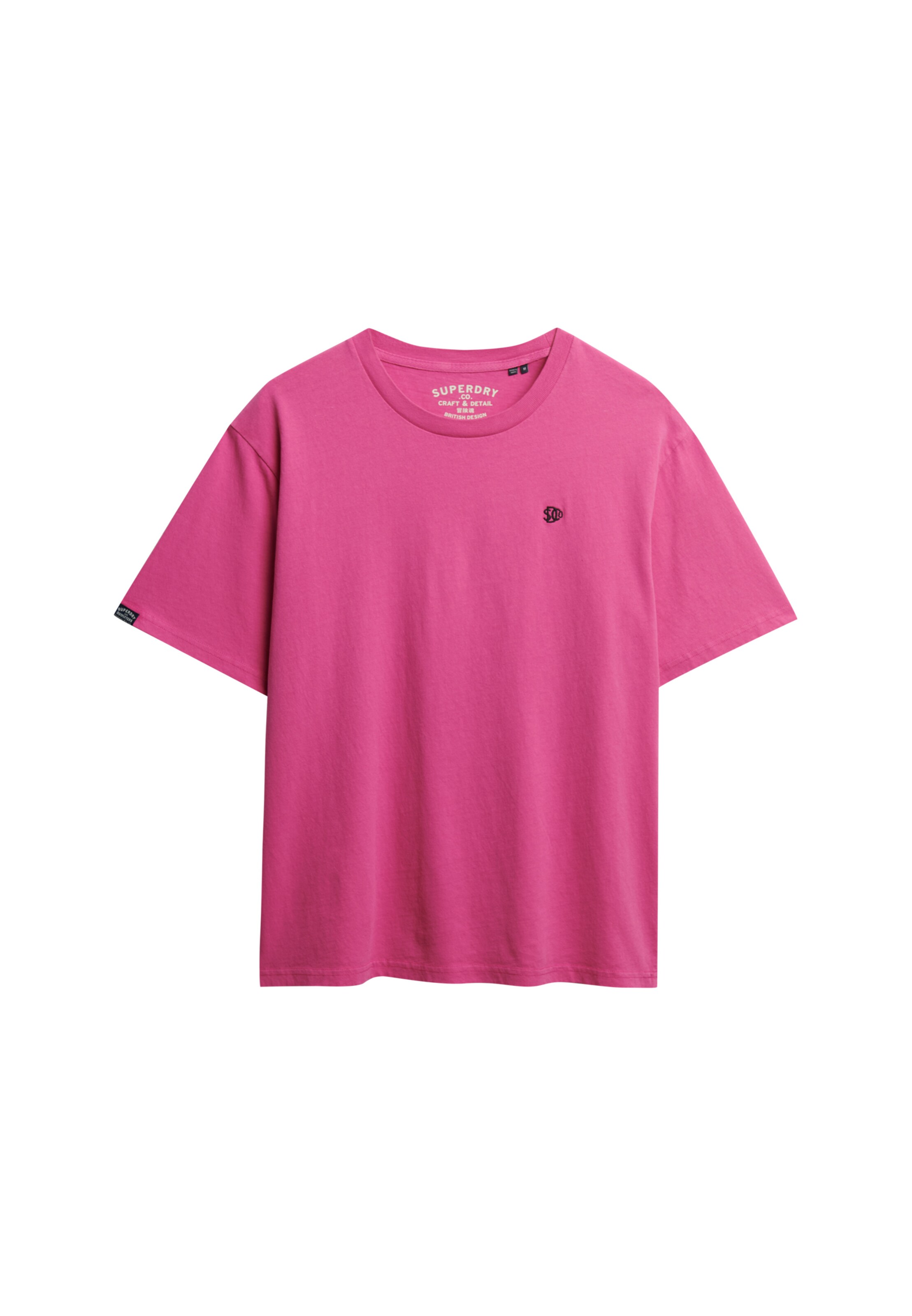 T-Shirt 'Essentials' Superdry en rose : devant