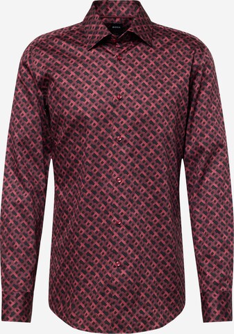 Regular fit Camicia di BOSS in rosso: frontale