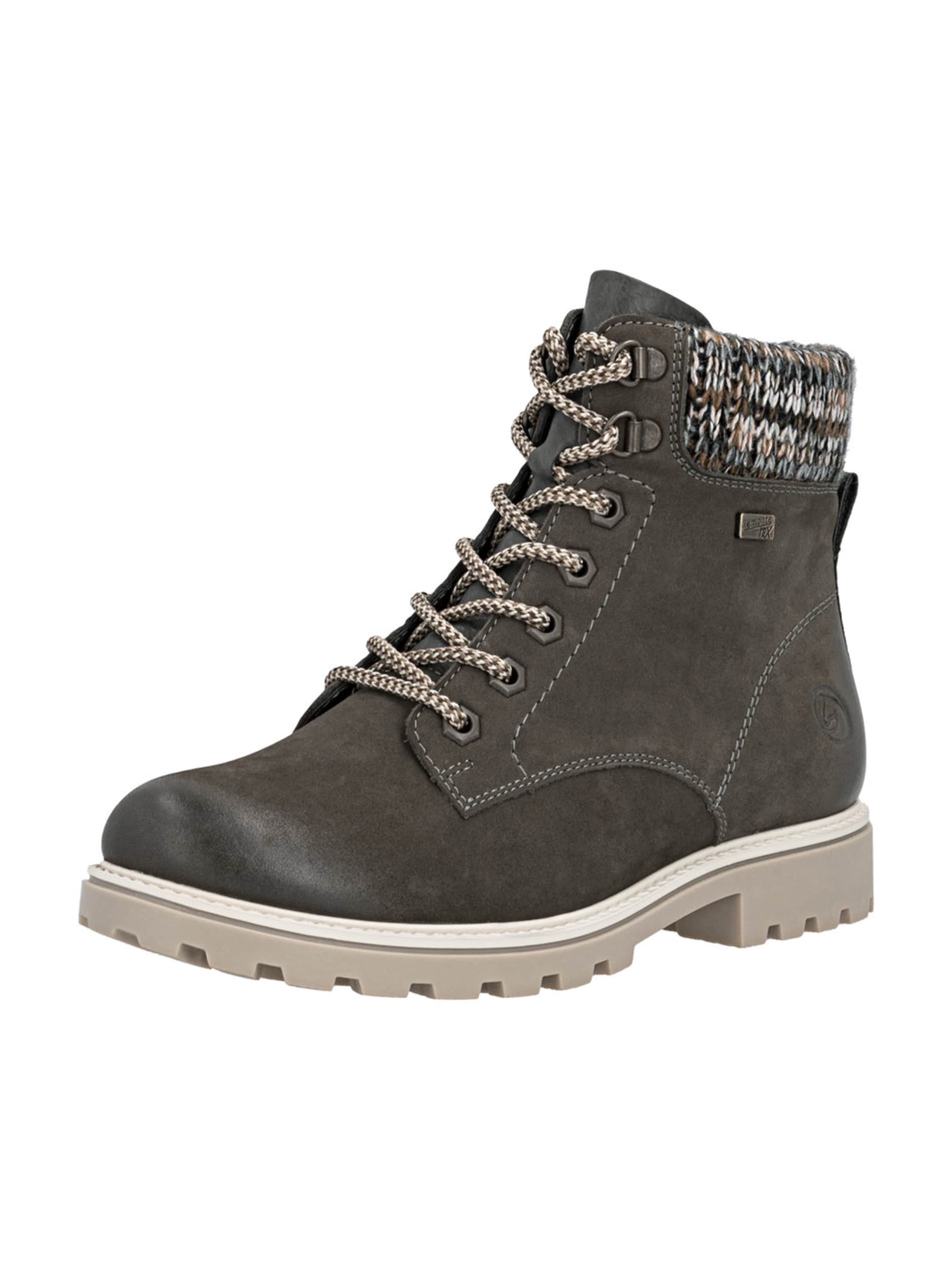 REMONTE Lace-up bootie in Grey: front