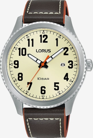 LORUS Analog Watch in Brown: front