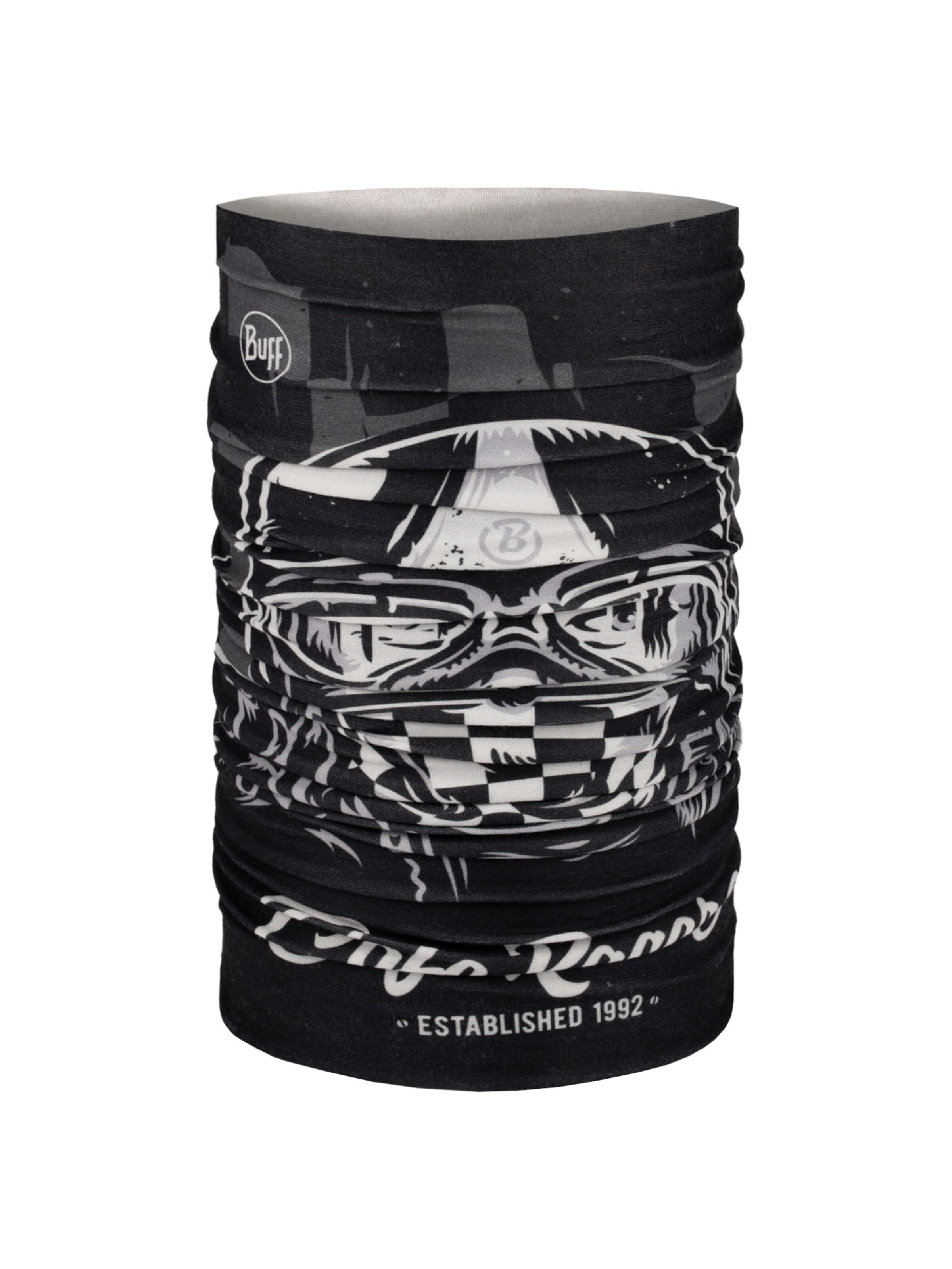 BUFF Sports Scarf in Black: front