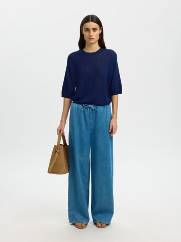 Pull-over SELECTED en bleu