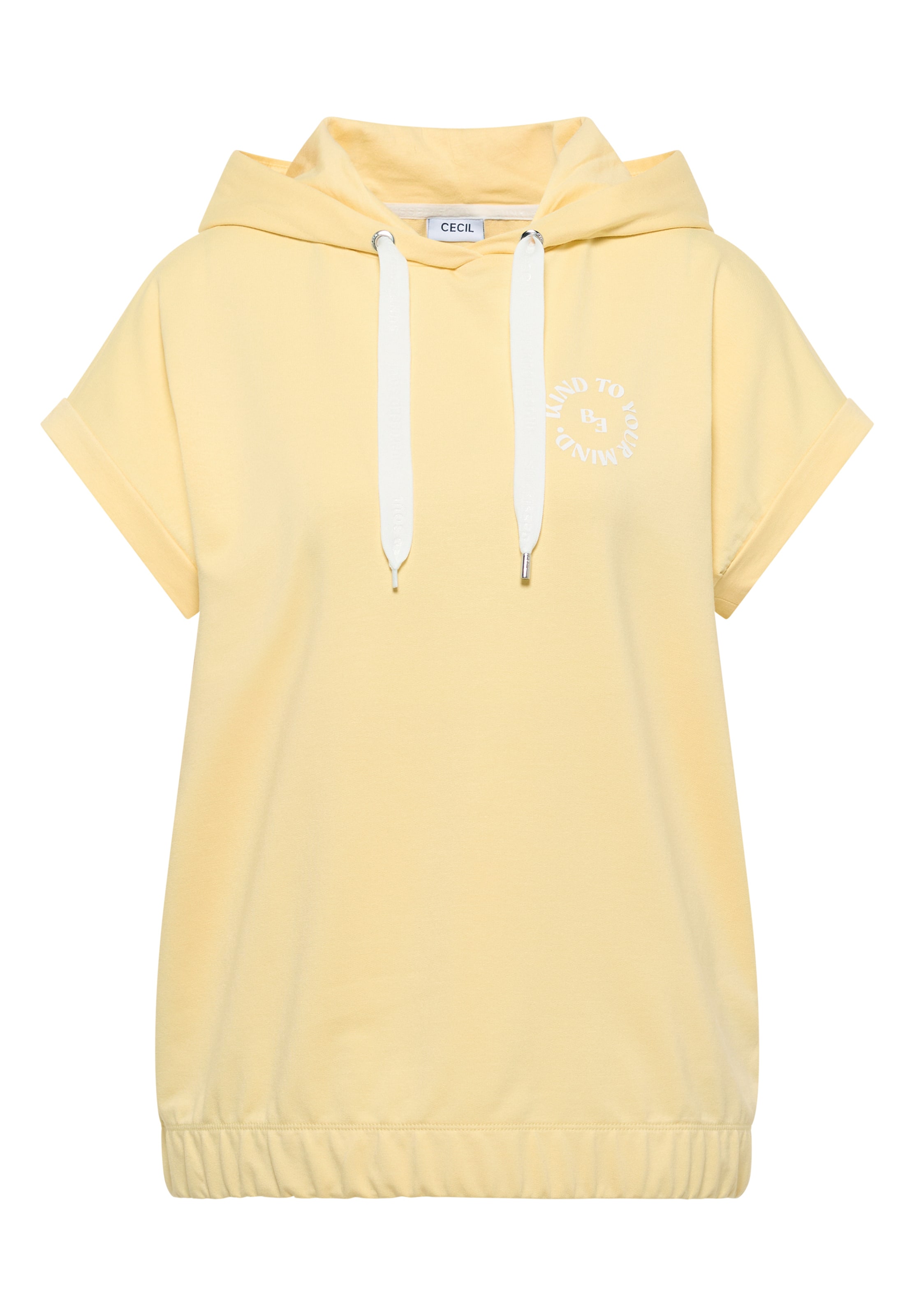 CECIL Sweatshirt in Yellow: front