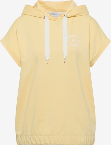 CECIL Sweatshirt in Yellow: front